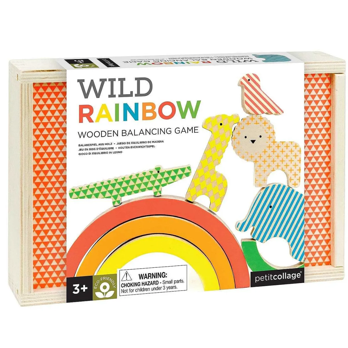 Wild Rainbow Wooden Balancing Game>Petit Collage Online