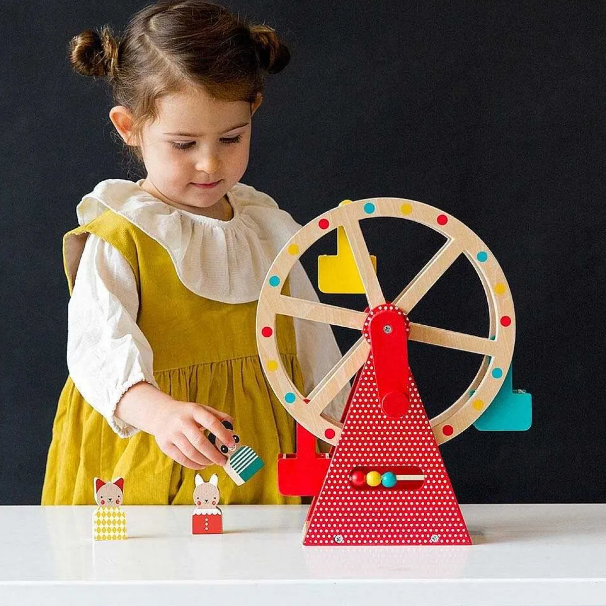 Wooden Ferris Wheel Carnival Play Set>Petit Collage Fashion
