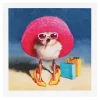 Chick Dressed In Hat Greetings Card>Pigment Online