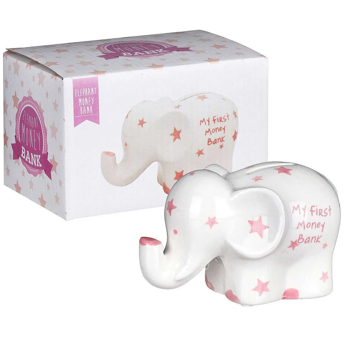 Pink Elephant My First Money Bank>Temptation Gifts Discount