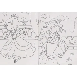 Princess A4 Colouring Book Set With Twelve Pencils>Temptation Gifts Fashion