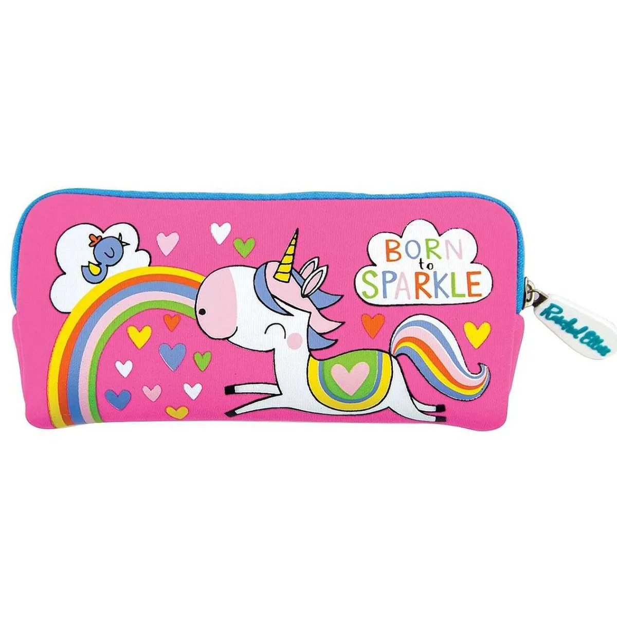 Born To Sparkle Unicorn Pencil Case>Rachel Ellen Store