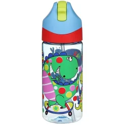 Dinosaurs Drink Bottle With Straw>Rachel Ellen Cheap