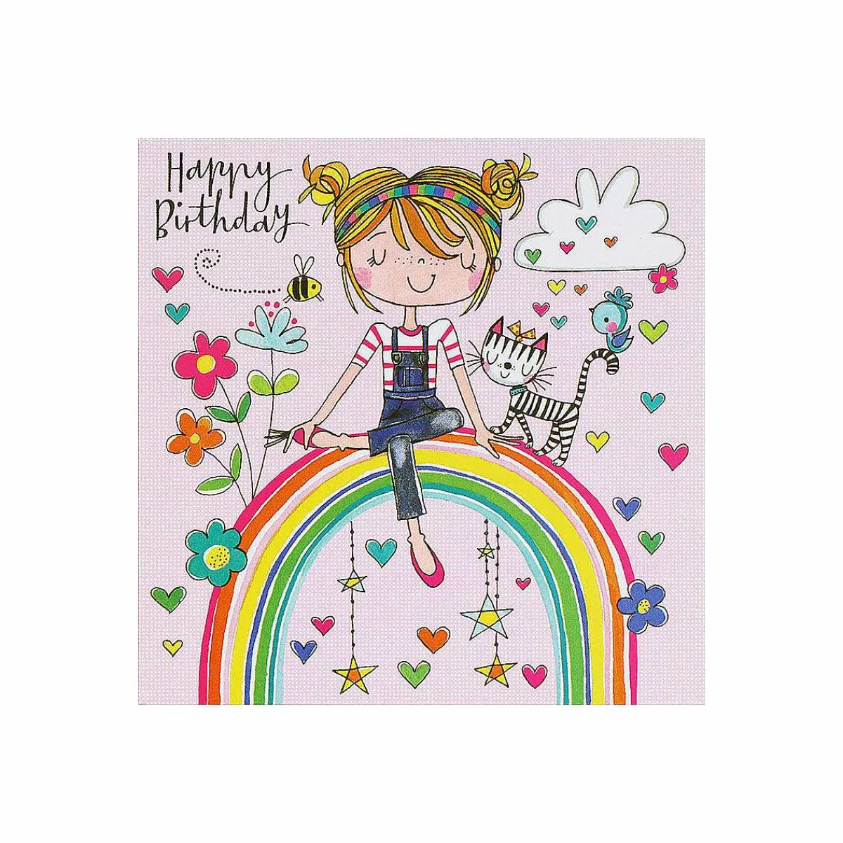 Girl On Rainbow Jigsaw Puzzle With Mini Birthday Card>Rachel Ellen Flash Sale