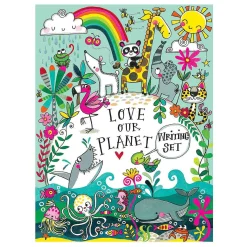 'Love Our Planet' Writing Set><noscript><img width=