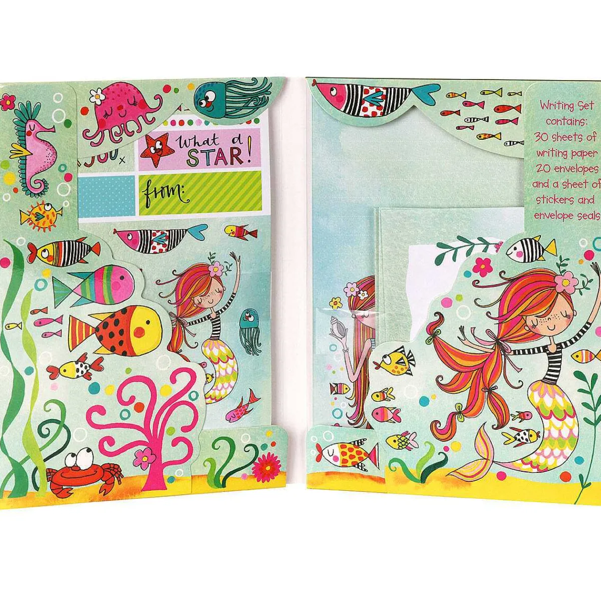 Mermaid Writing Set>Rachel Ellen Hot