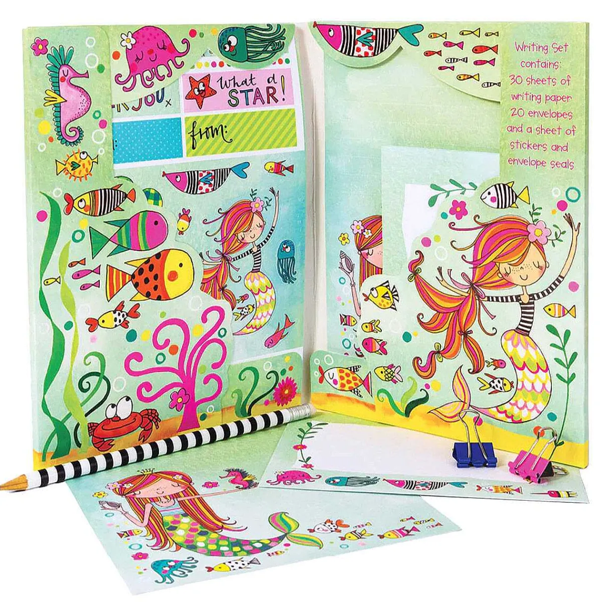 Mermaid Writing Set>Rachel Ellen Hot