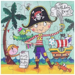 Pirate Birthday Boy Jigsaw Puzzle With Mini Birthday Card><noscript><img width=