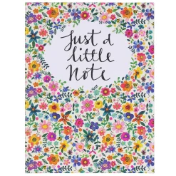 Set Of 5 'Yellow Floral' Notecards>Rachel Ellen Hot