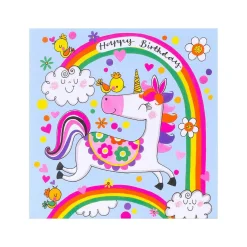 Unicorn & Rainbow Jigsaw Puzzle With Mini Birthday Card>Rachel Ellen Best