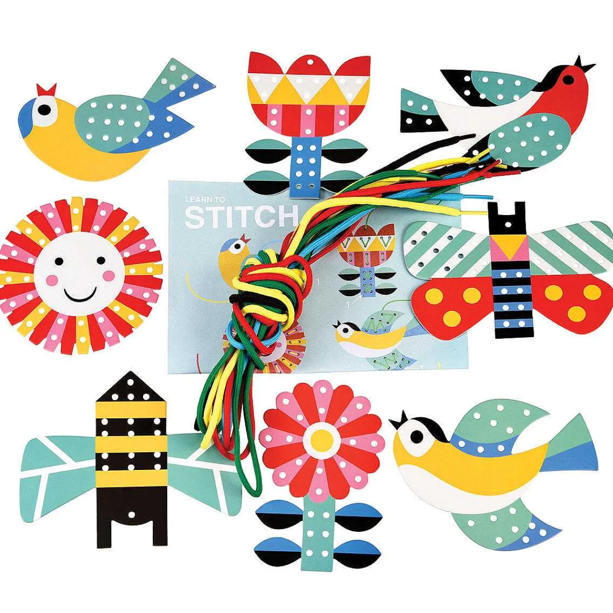Cardboard Learn To Stitch Activity Set>Rex London Flash Sale