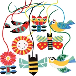Cardboard Learn To Stitch Activity Set><noscript><img width=