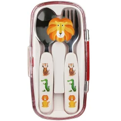 Colourful Creatures Cutlery Set With Carry Case><noscript><img width=