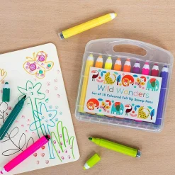 Wild Wonders Felt Tip Stamp Pens><noscript><img width=