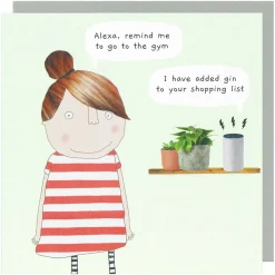 Alexa Gin Greetings Card>Rosie Made A Thing Clearance