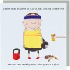 Athlete Greetings Card>Rosie Made A Thing Cheap