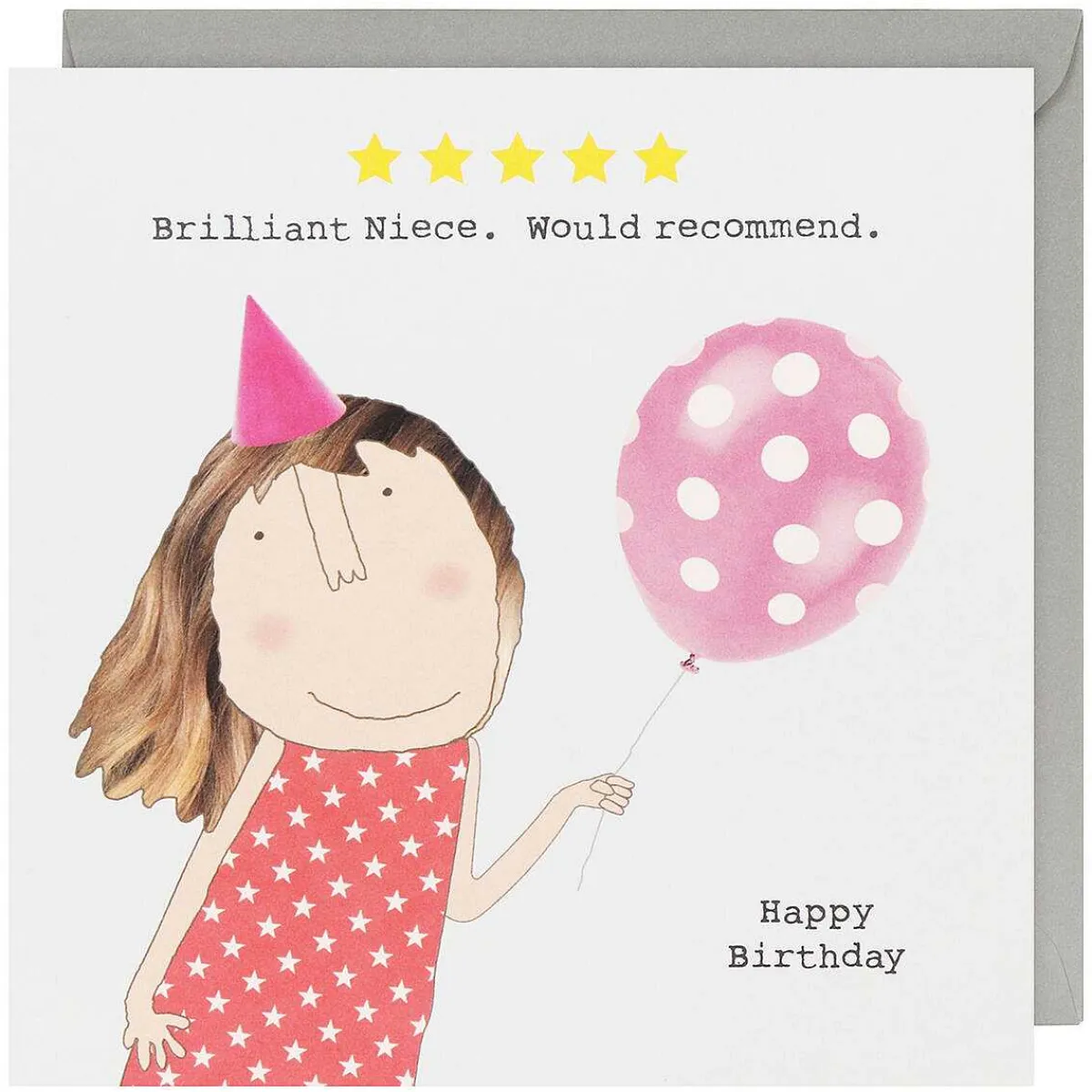 Five Star Niece Birthday Card>Rosie Made A Thing Discount