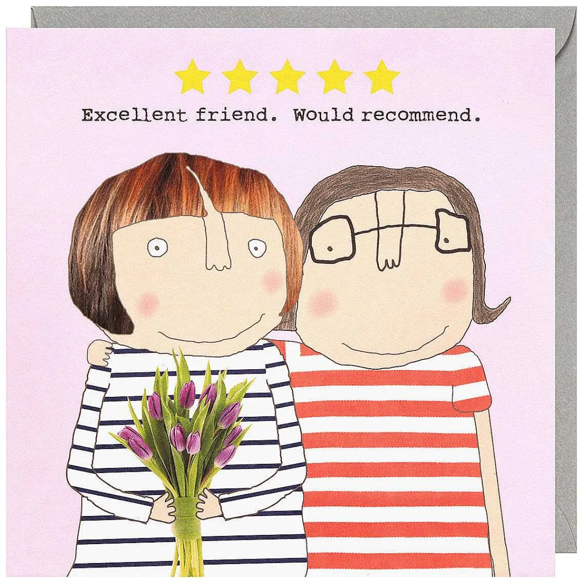 Five Star Friend Greetings Card>Rosie Made A Thing Outlet