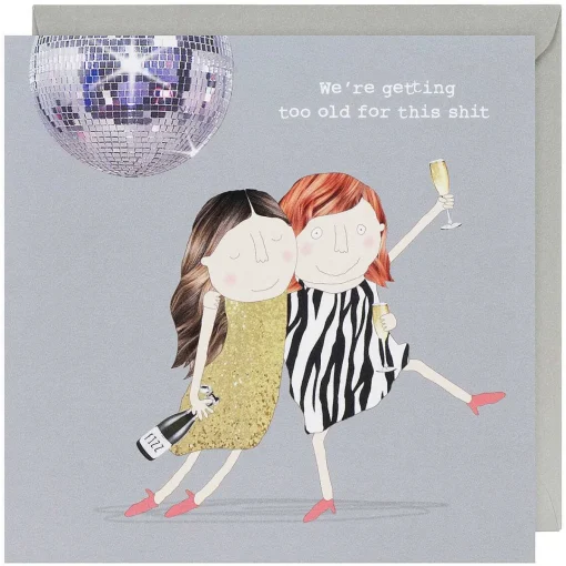 Getting Old Greetings Card>Rosie Made A Thing Outlet