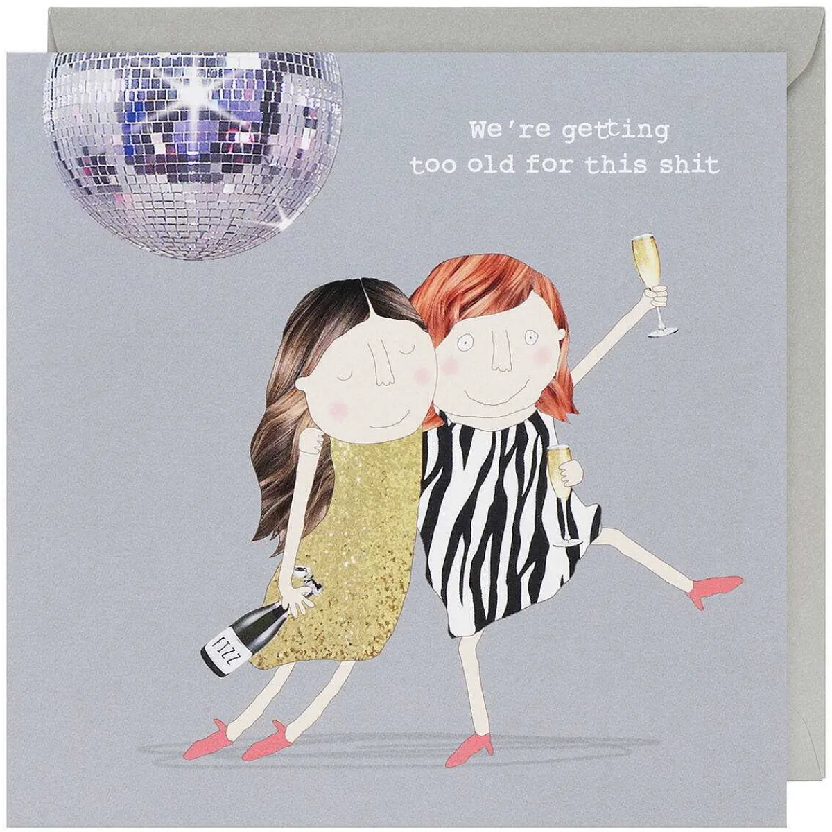 Getting Old Greetings Card>Rosie Made A Thing Outlet