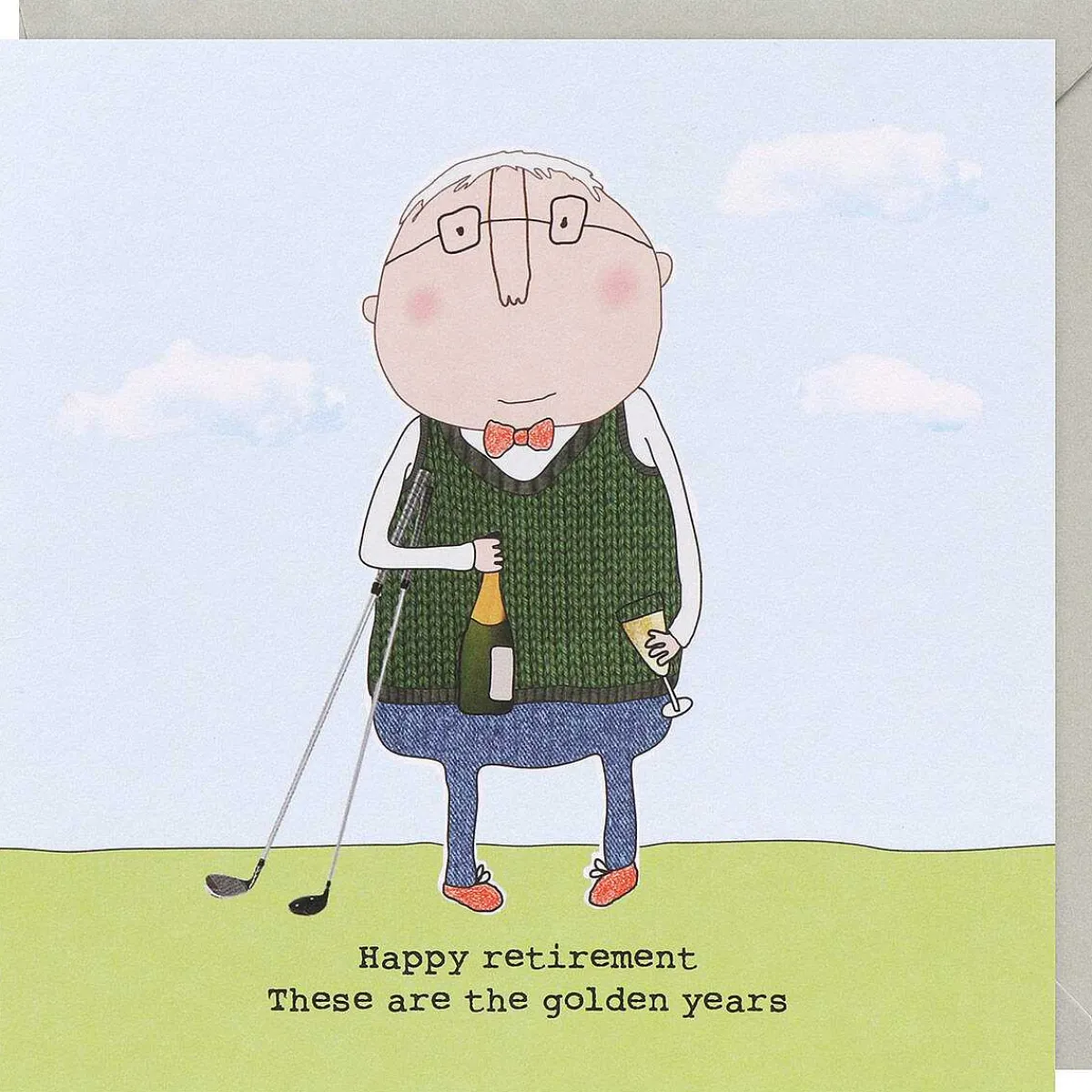 Golden Years Retirement Card>Rosie Made A Thing Cheap