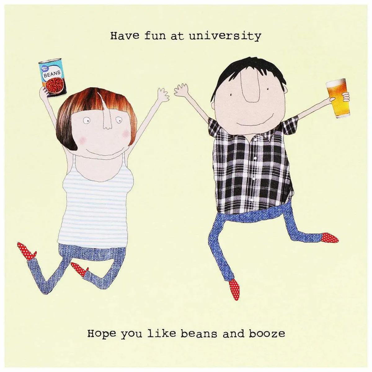 Have Fun At University Greetings Card>Rosie Made A Thing Online