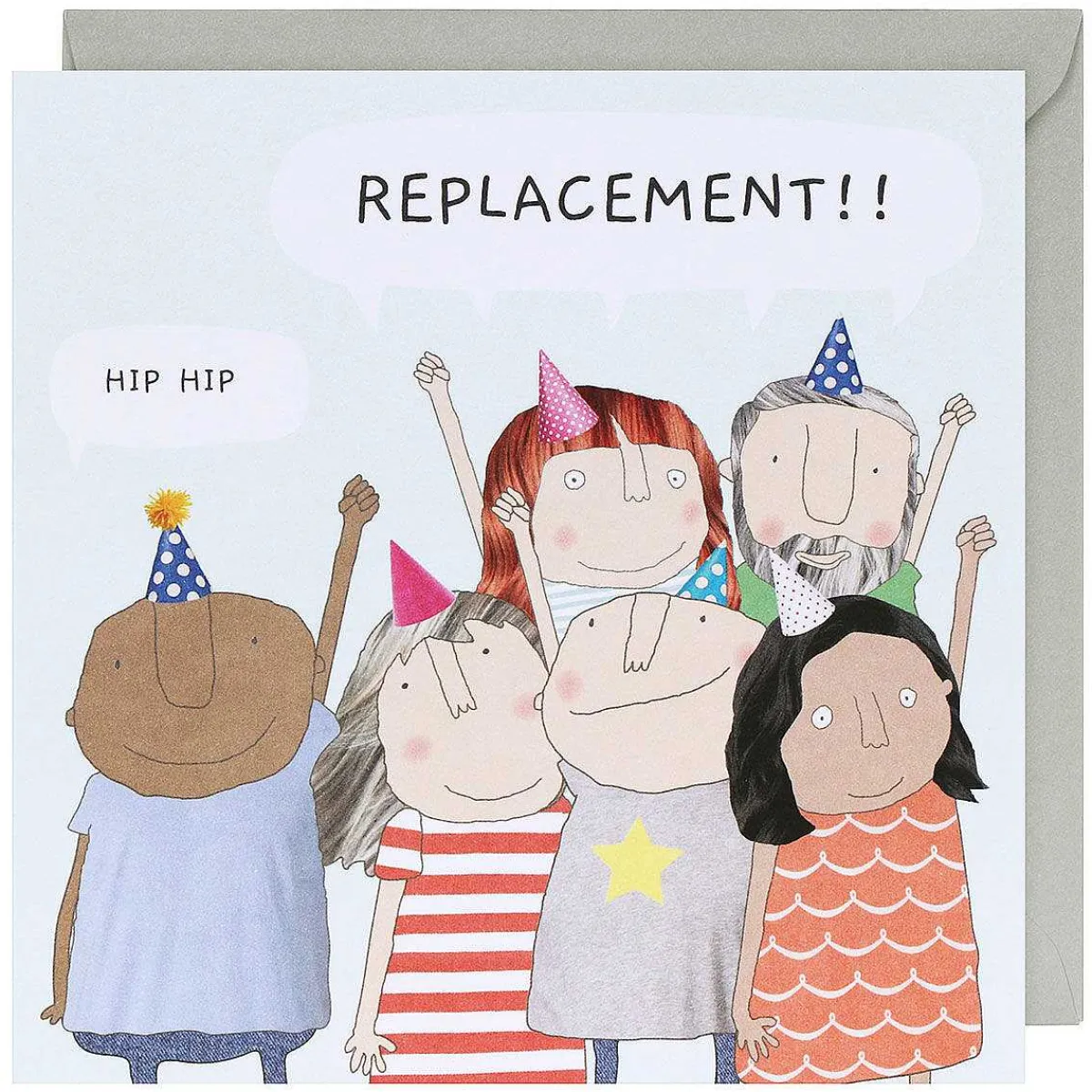 Hip Hip Replacement Greetings Card>Rosie Made A Thing Discount
