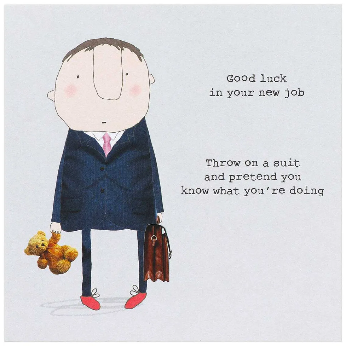 'Pretend You Know' Men's New Job Card>Rosie Made A Thing Clearance