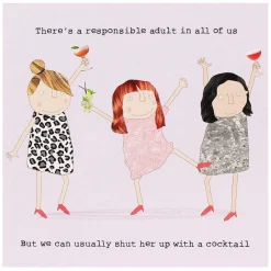Responsible Adult Women's Greetings Card>Rosie Made A Thing Online