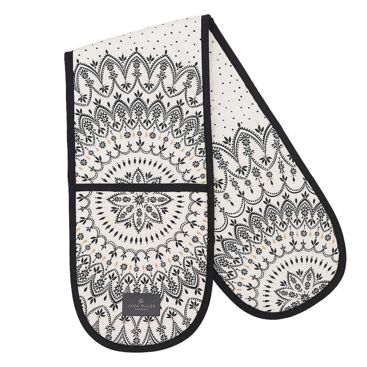 Artisanne Noir Double Oven Glove>Sara Miller Outlet