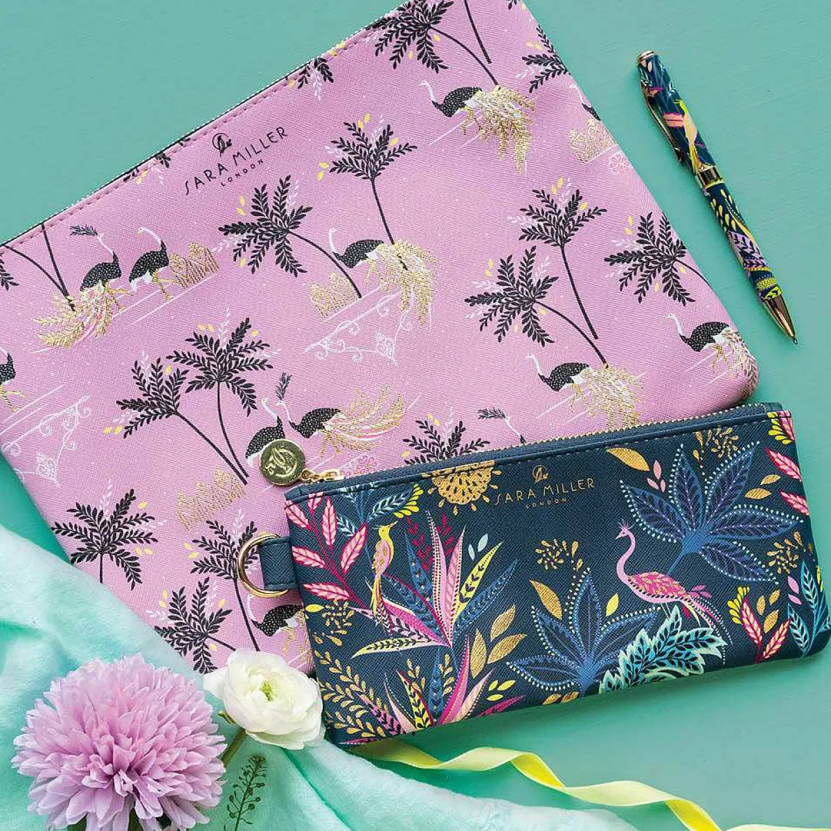Botanic Paradise Pencil Case>Sara Miller Fashion