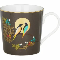 Chelsea Dark Grey Boxed Mug>Sara Miller Online
