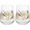 Chelsea Gold Set Of Two Tumbler Glasses>Sara Miller Discount