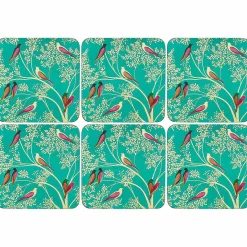 Chelsea Green Set Of Six Coasters>Sara Miller Clearance