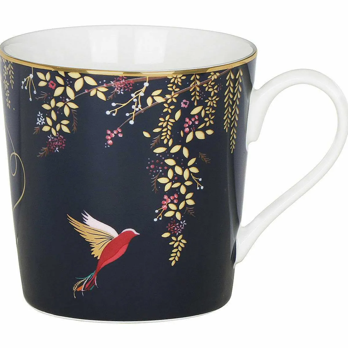 Chelsea Navy Boxed Mug>Sara Miller Sale