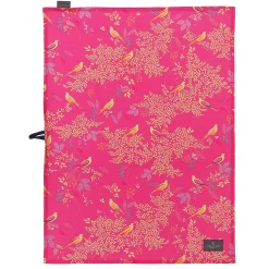 Chelsea Pink Birds Tea Towel>Sara Miller Store