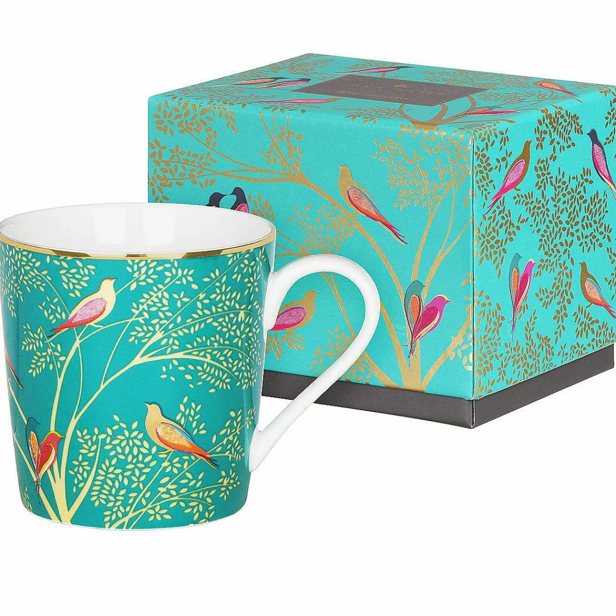 Green Chelsea Boxed Mug>Sara Miller Sale