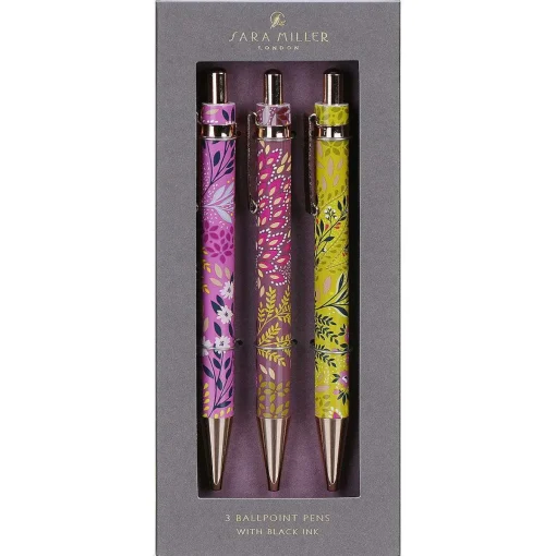 Haveli Garden Set Of Three Pens>Sara Miller Flash Sale