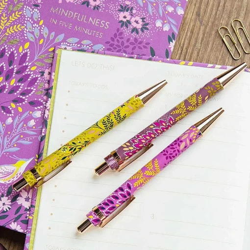 Haveli Garden Set Of Three Pens>Sara Miller Flash Sale