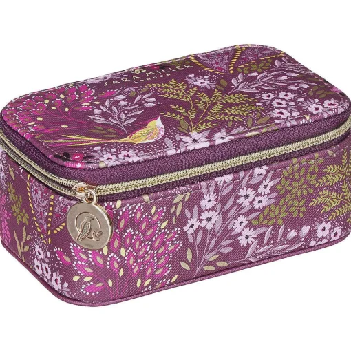 Haveli Garden Plum Songbird Jewellery Case>Sara Miller Flash Sale