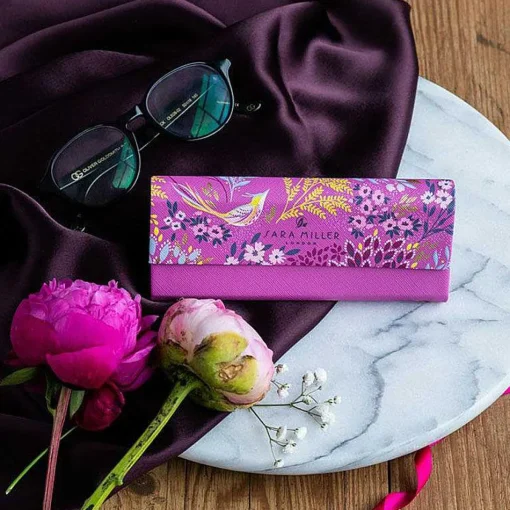 Haveli Garden Mauve Songbird Glasses Case>Sara Miller Best Sale