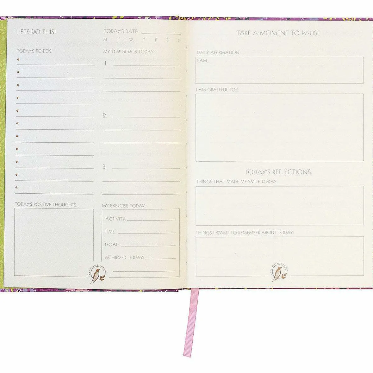 Haveli Garden Mauve Songbird Mindfulness Journal>Sara Miller Flash Sale