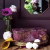Haveli Garden Plum Songbird Long Deep Rectangular Tin>Sara Miller Flash Sale