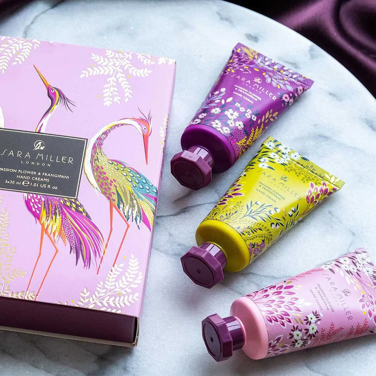 Haveli Garden Passion Flower & Frangipani Hand Cream Trio>Sara Miller Best