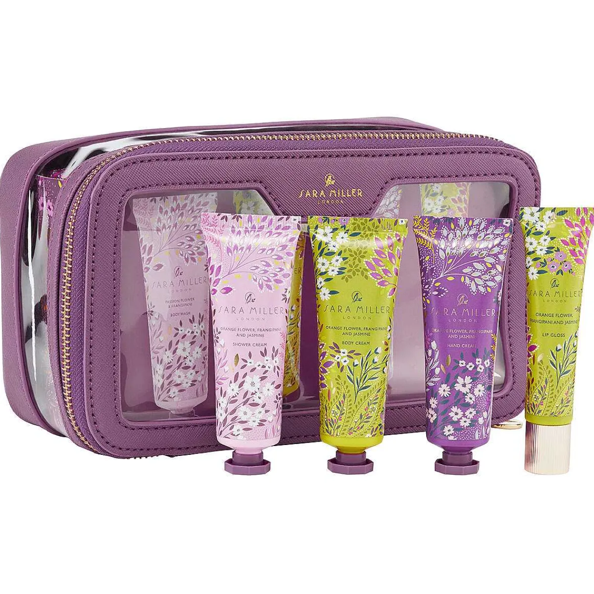Haveli Garden Passion Flower & Frangipani Travel Bag Set>Sara Miller Sale