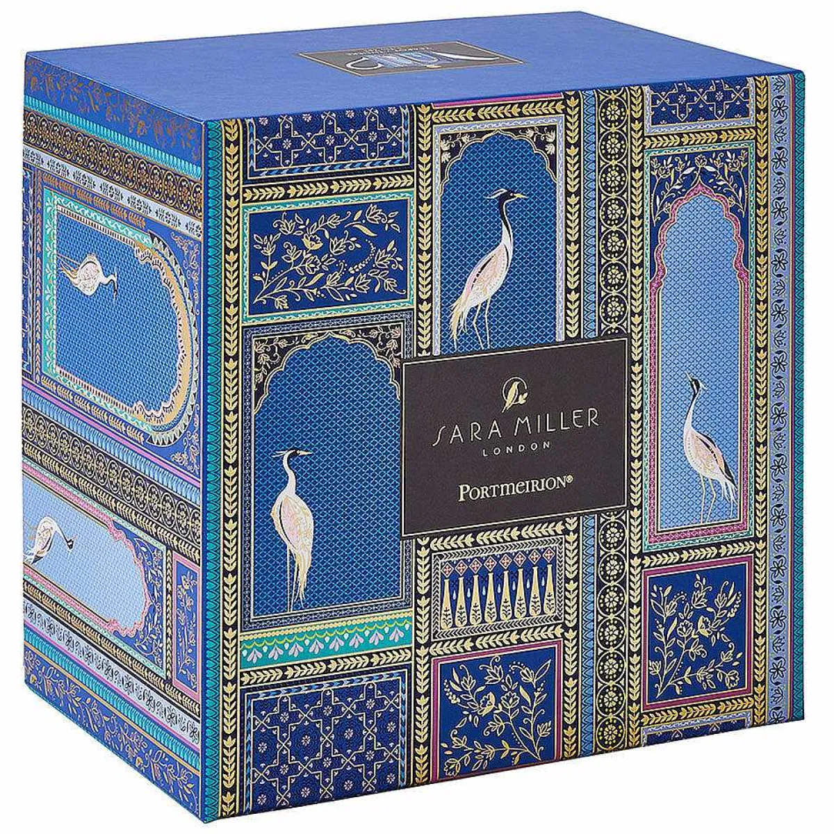 India Lattice Windows Indigo Teapot>Sara Miller Discount