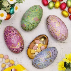 Lilac Medium Egg-Shaped Tin><noscript><img width=