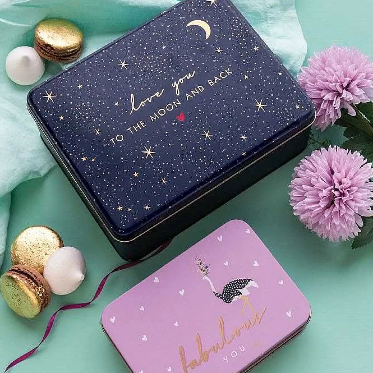 Little Gestures 'Moon And Back' Deep Rectangular Tin>Sara Miller Discount