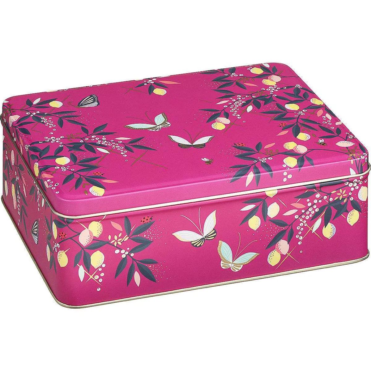 Mauve Orchard Butterfly Deep Rectangular Tin>Sara Miller Best Sale
