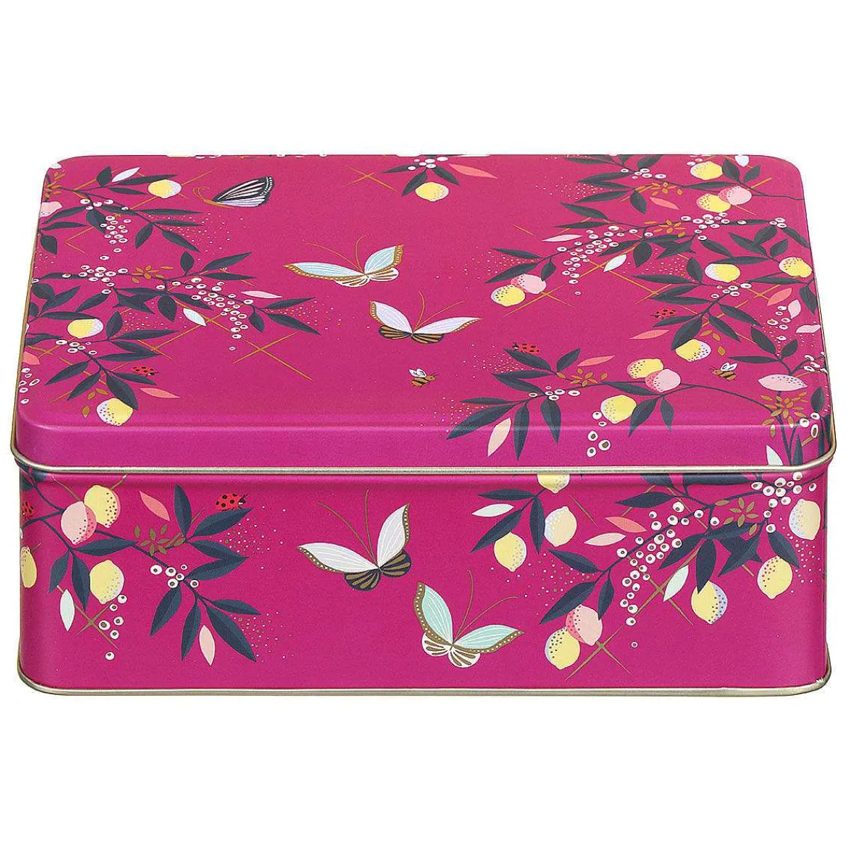 Mauve Orchard Butterfly Deep Rectangular Tin>Sara Miller Best Sale